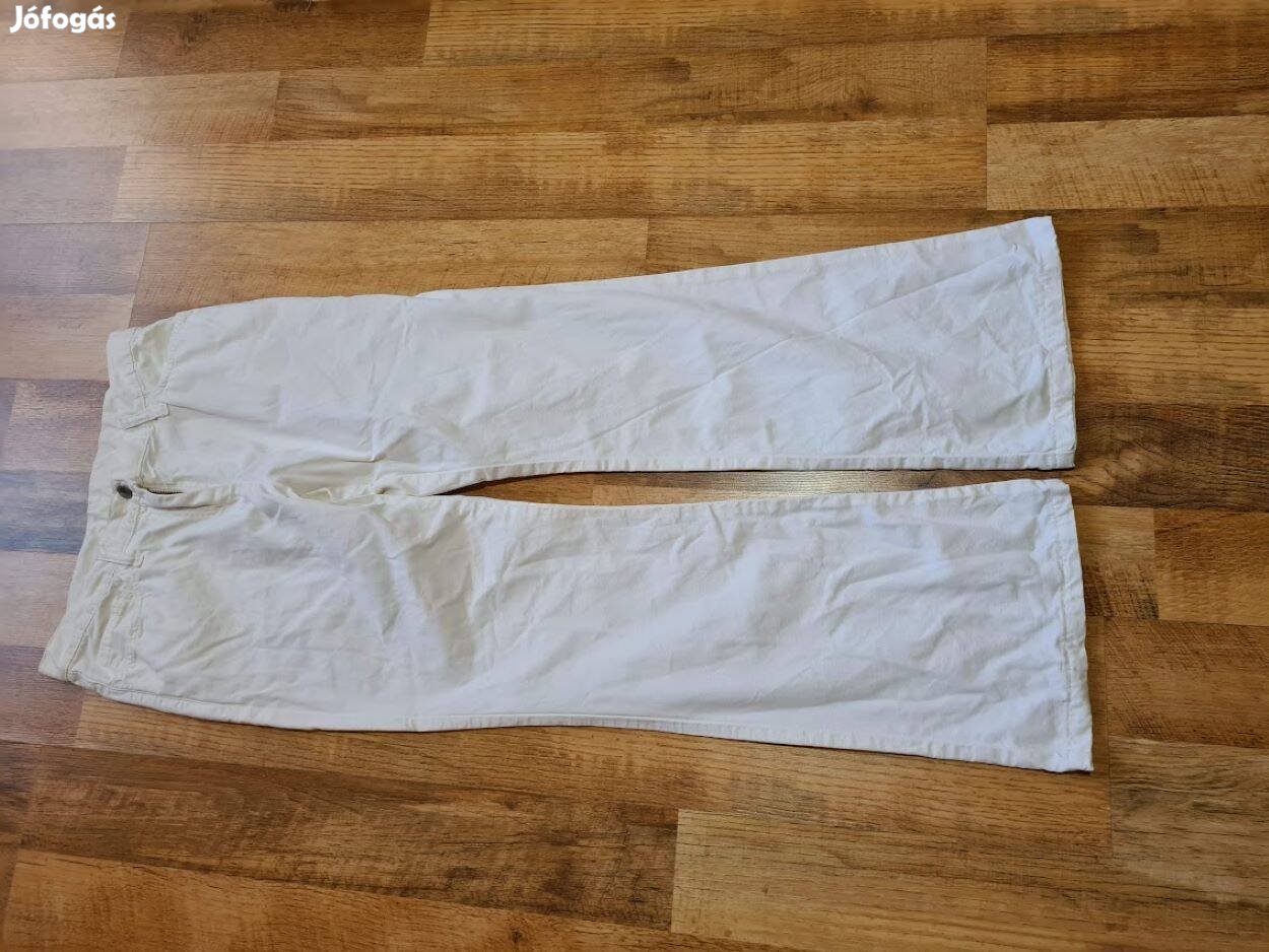 Benetton Női Fehér 44-Es Nadrág Cotton