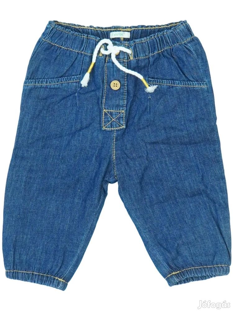 Benetton Új (címke nélküli) Fiú Farmernadrág (Méret: 74)