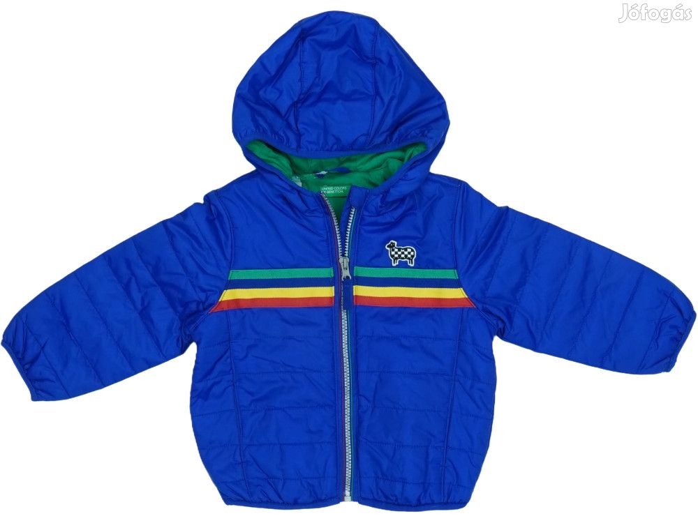 Benetton Új (címkés) Fiú Átmeneti kabát (Méret: 92)