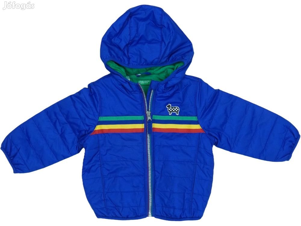 Benetton Új (címkés) Fiú Átmeneti kabát (Méret: 92)