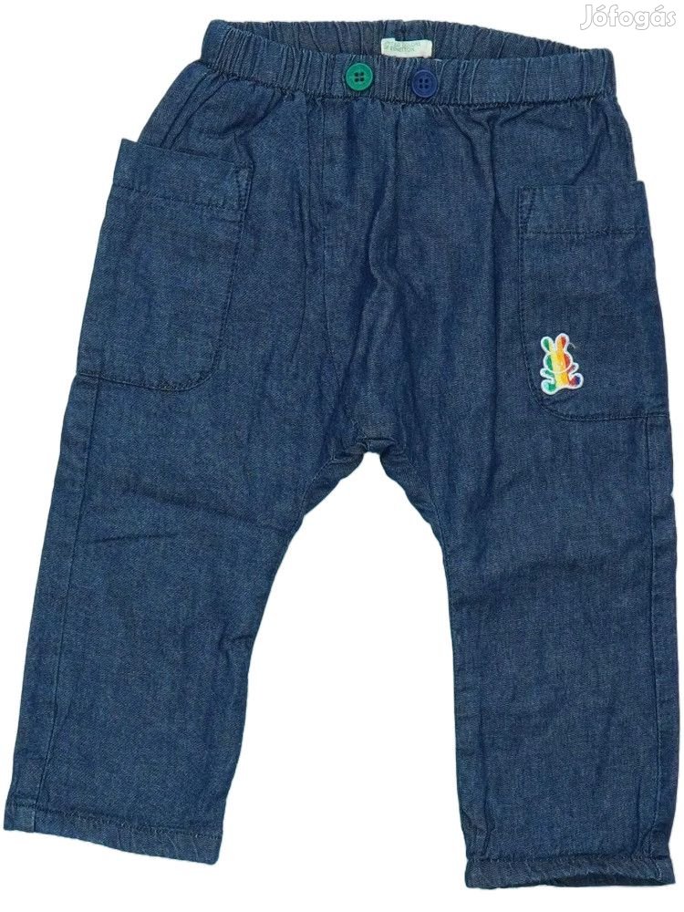 Benetton Új (címkés) Fiú Bélelt és Thermo nadrág (Méret: 80)
