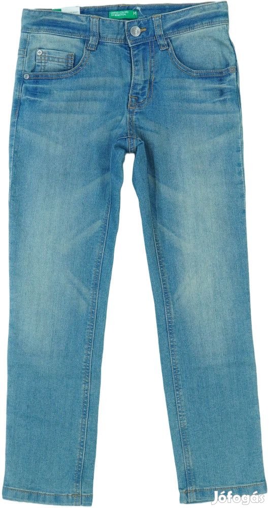 Benetton Új (címkés) Fiú Farmernadrág (Méret: 128)