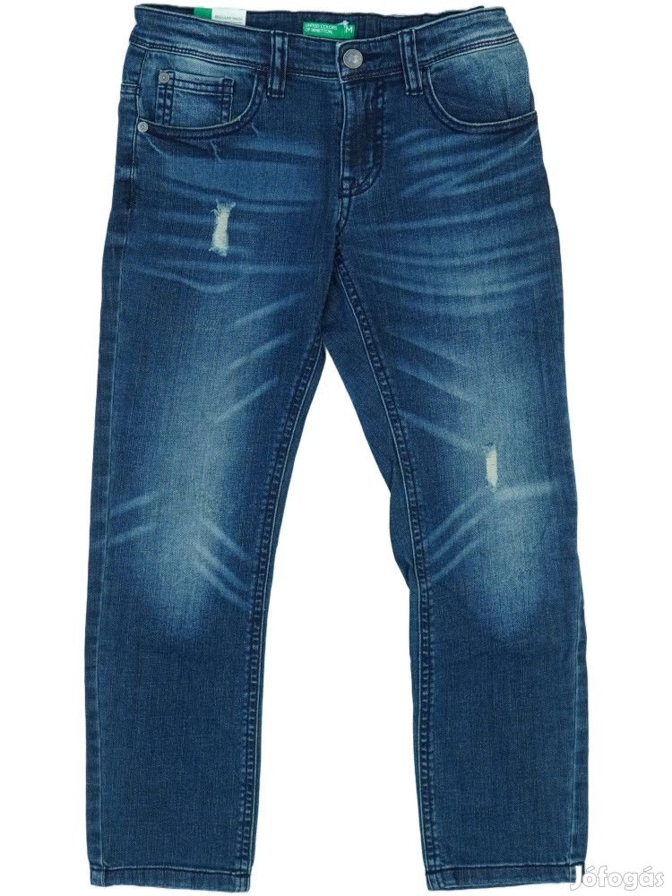 Benetton Új (címkés) Fiú Farmernadrág (Méret: 128)