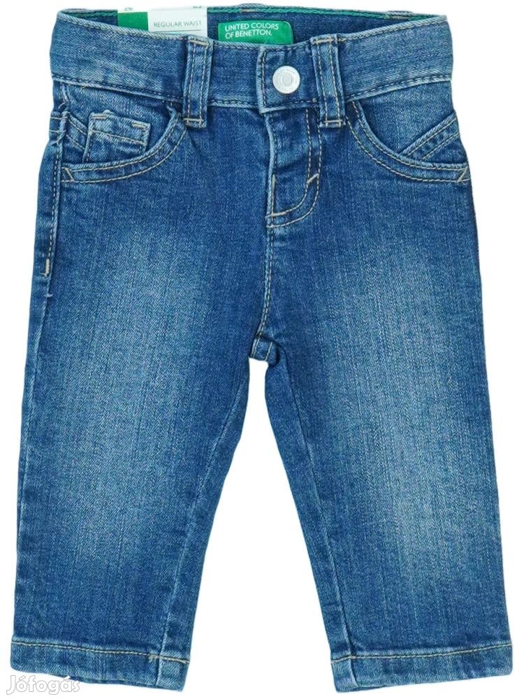 Benetton Új (címkés) Fiú Farmernadrág (Méret: 62)