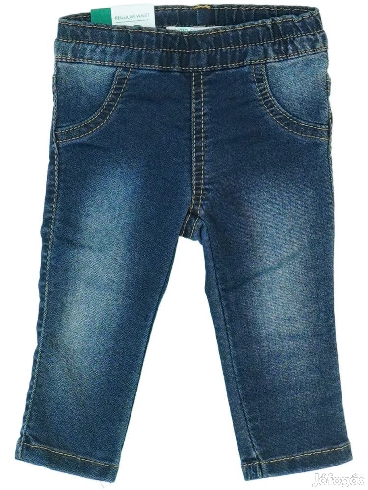 Benetton Új (címkés) Fiú Farmernadrág (Méret: 62)