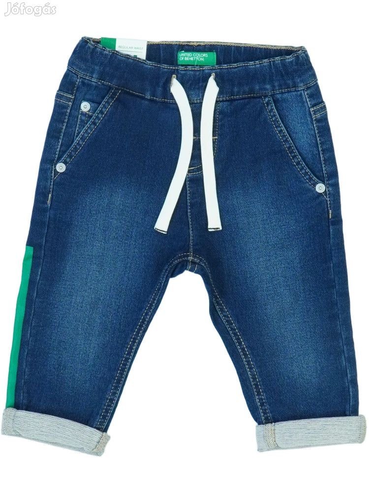 Benetton Új (címkés) Fiú Farmernadrág (Méret: 74)