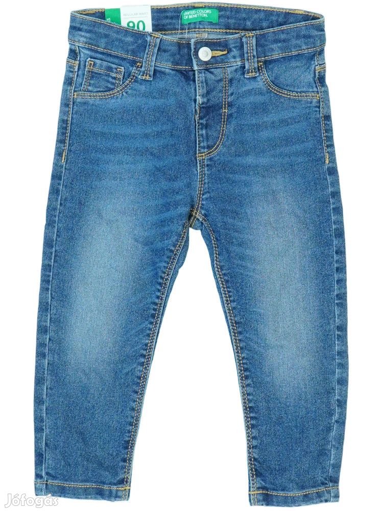 Benetton Új (címkés) Fiú Farmernadrág (Méret: 92)
