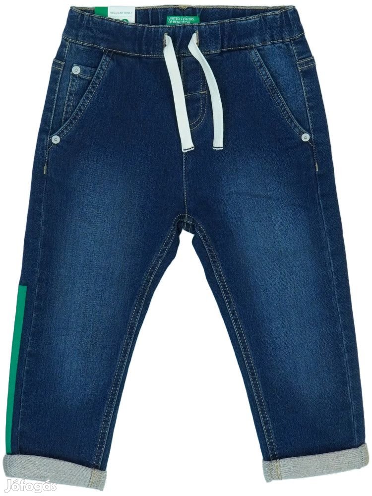 Benetton Új (címkés) Fiú Farmernadrág (Méret: 98)