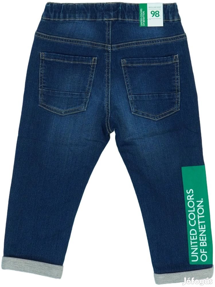 Benetton Új (címkés) Fiú Farmernadrág (Méret: 98)