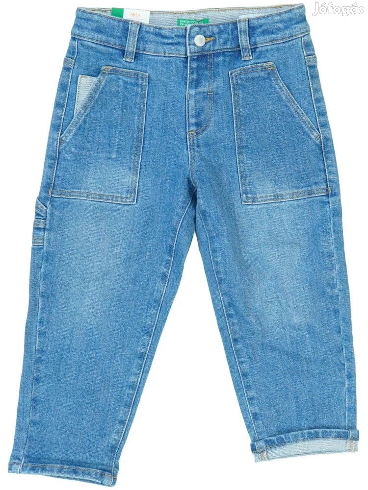 Benetton Új (címkés) Fiú Farmernadrág (Méret: 98)