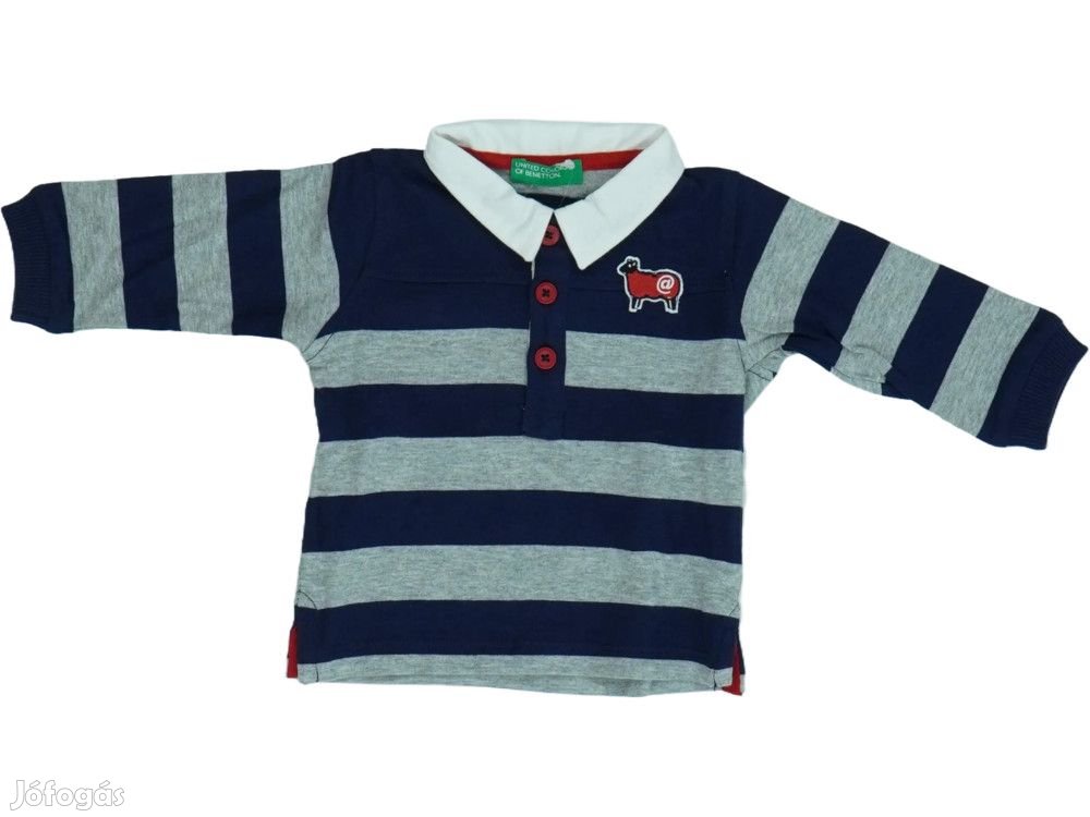 Benetton Új (címkés) Fiú Galléros póló (Méret: 104)