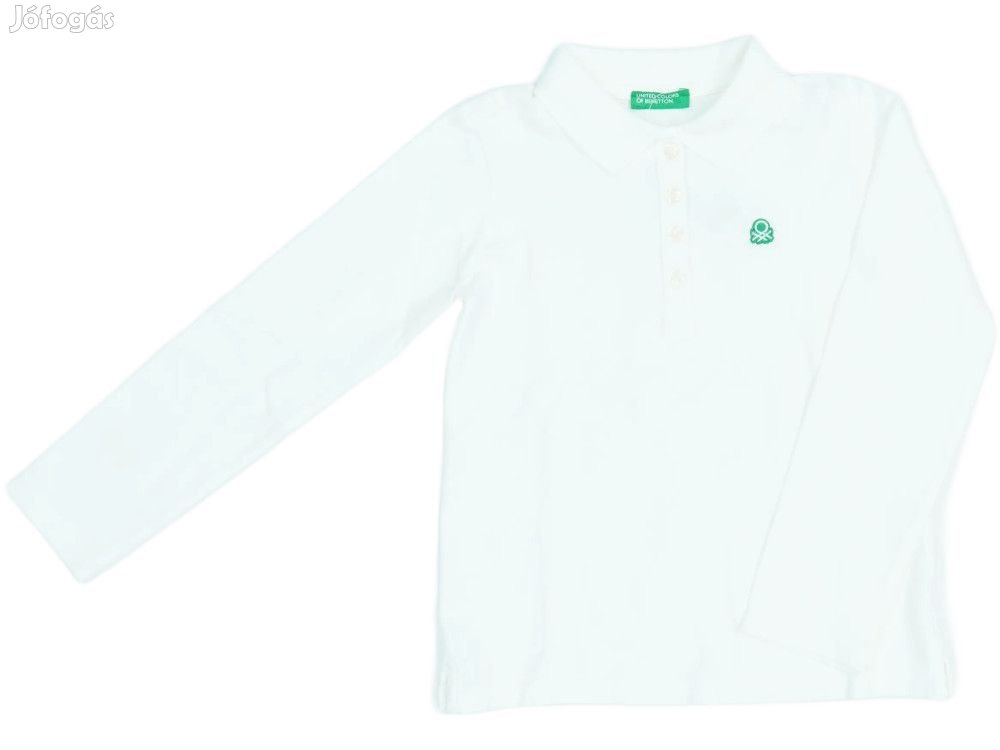 Benetton Új (címkés) Fiú Galléros póló (Méret: 110)
