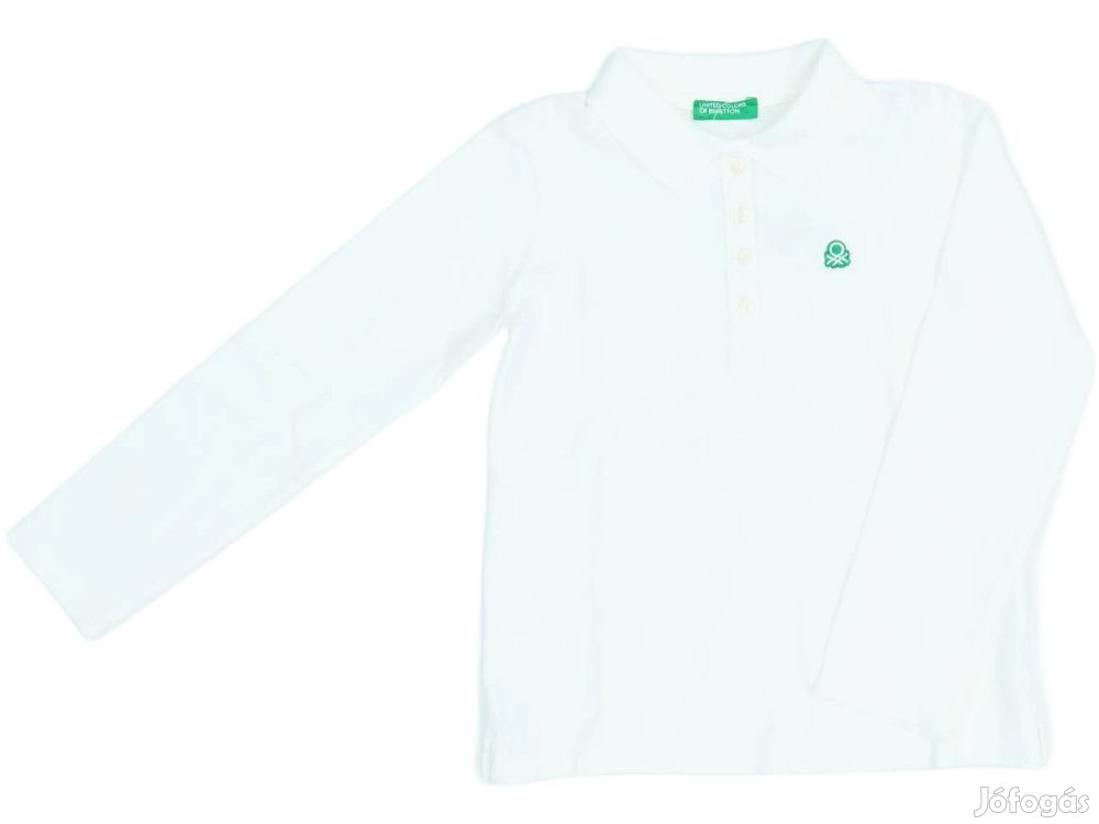 Benetton Új (címkés) Fiú Galléros póló (Méret: 110)