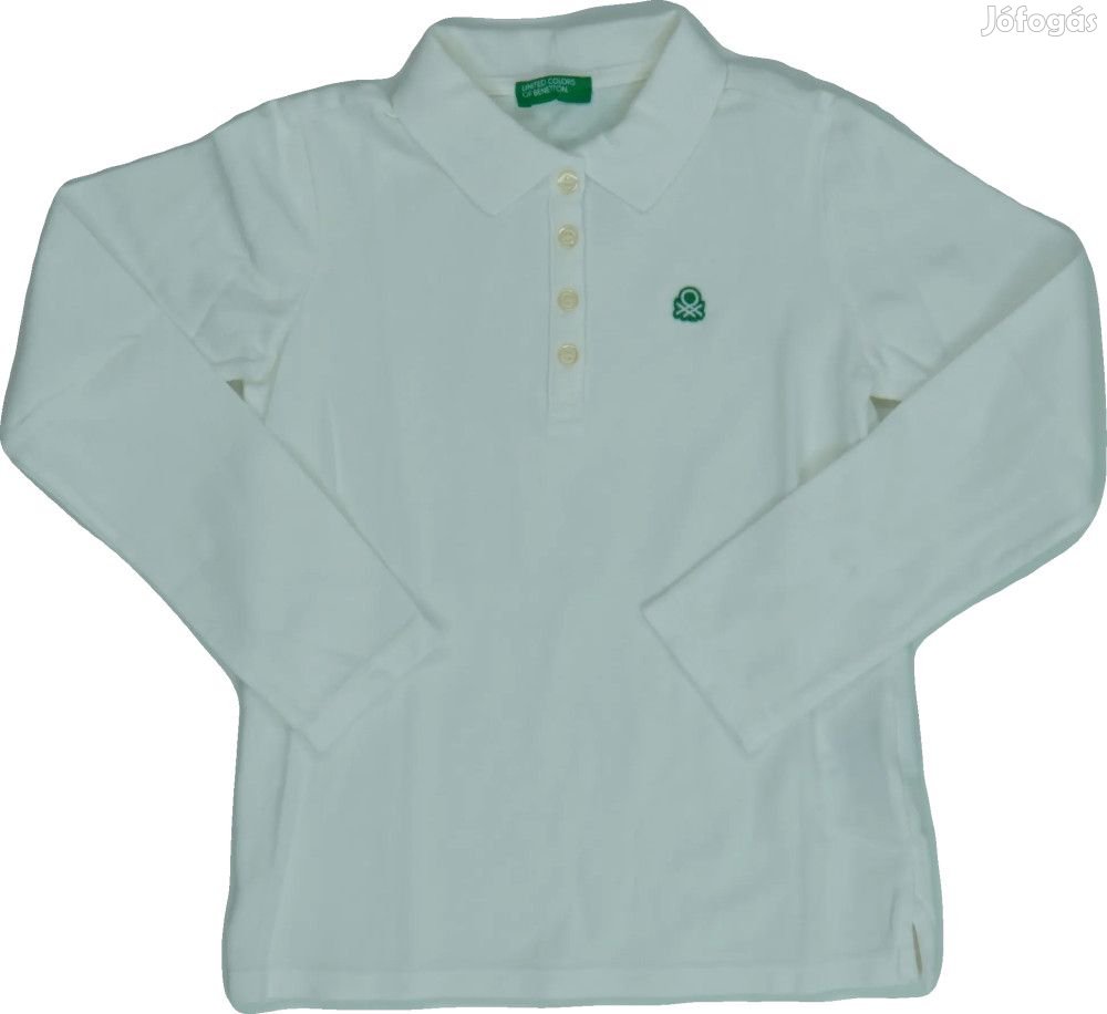 Benetton Új (címkés) Fiú Galléros póló (Méret: 122)