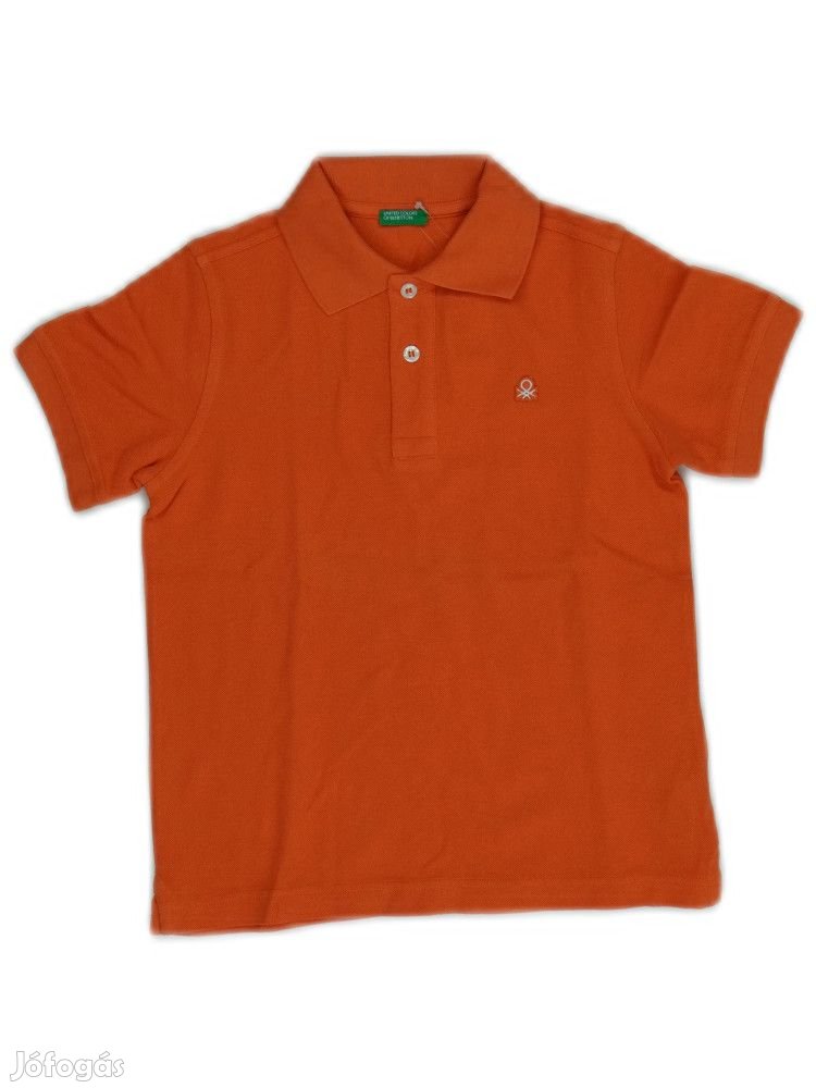 Benetton Új (címkés) Fiú Galléros póló (Méret: 128)