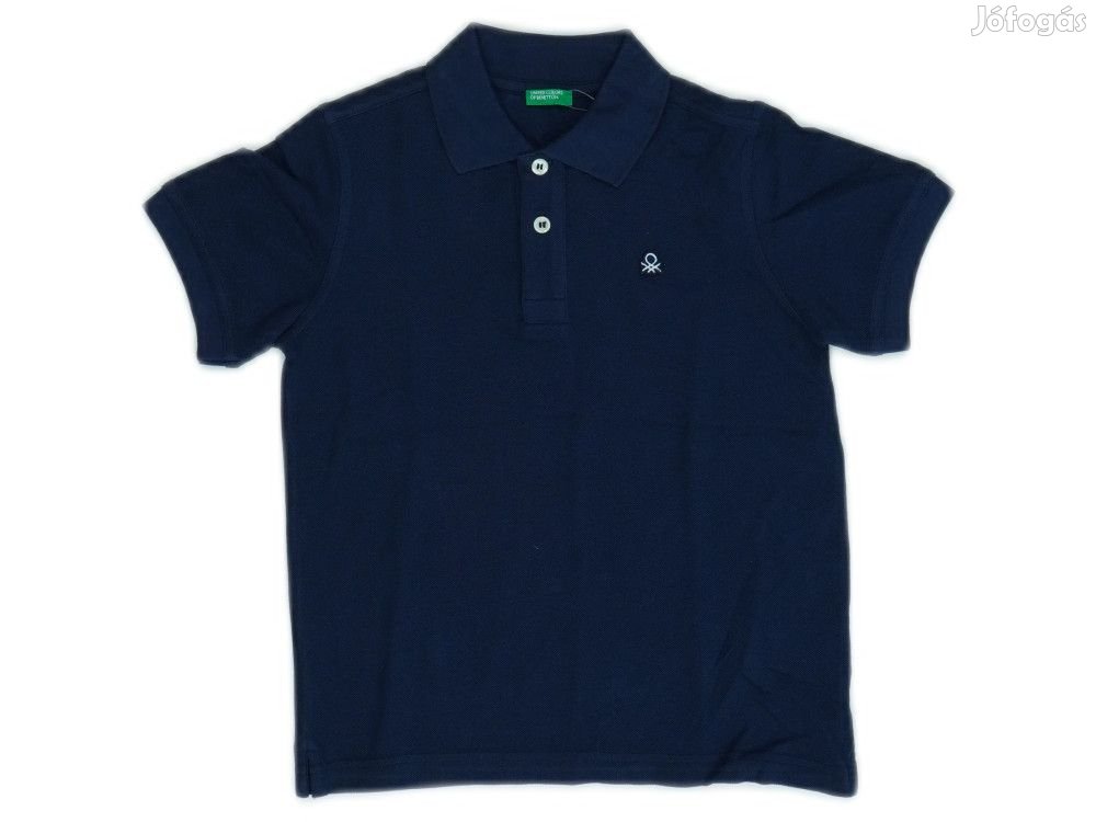 Benetton Új (címkés) Fiú Galléros póló (Méret: 128)