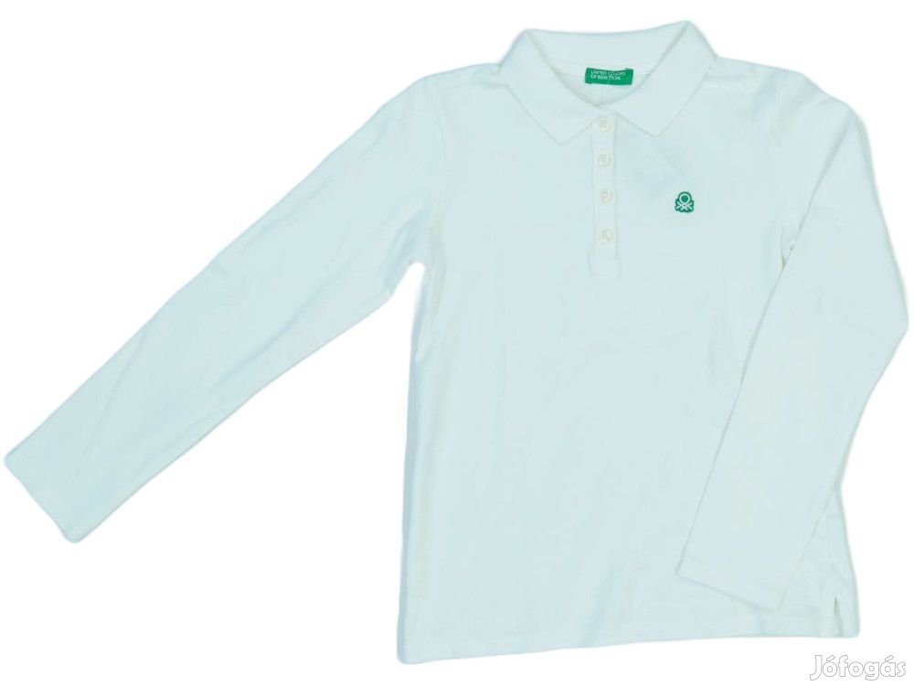 Benetton Új (címkés) Fiú Galléros póló (Méret: 128)