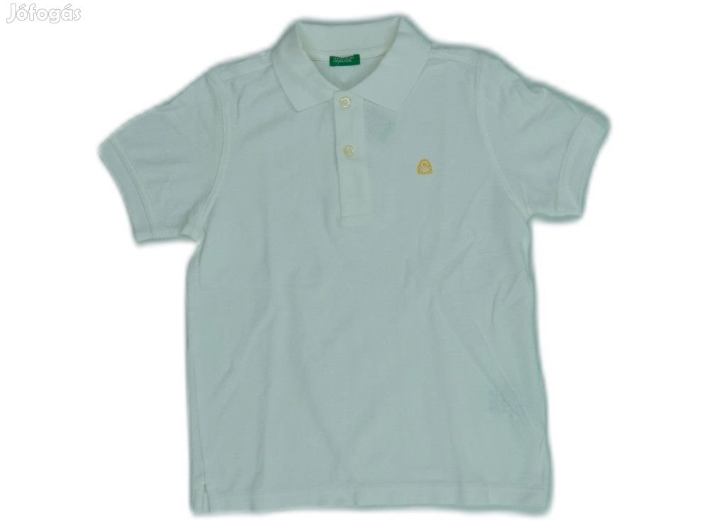 Benetton Új (címkés) Fiú Galléros póló (Méret: 128)
