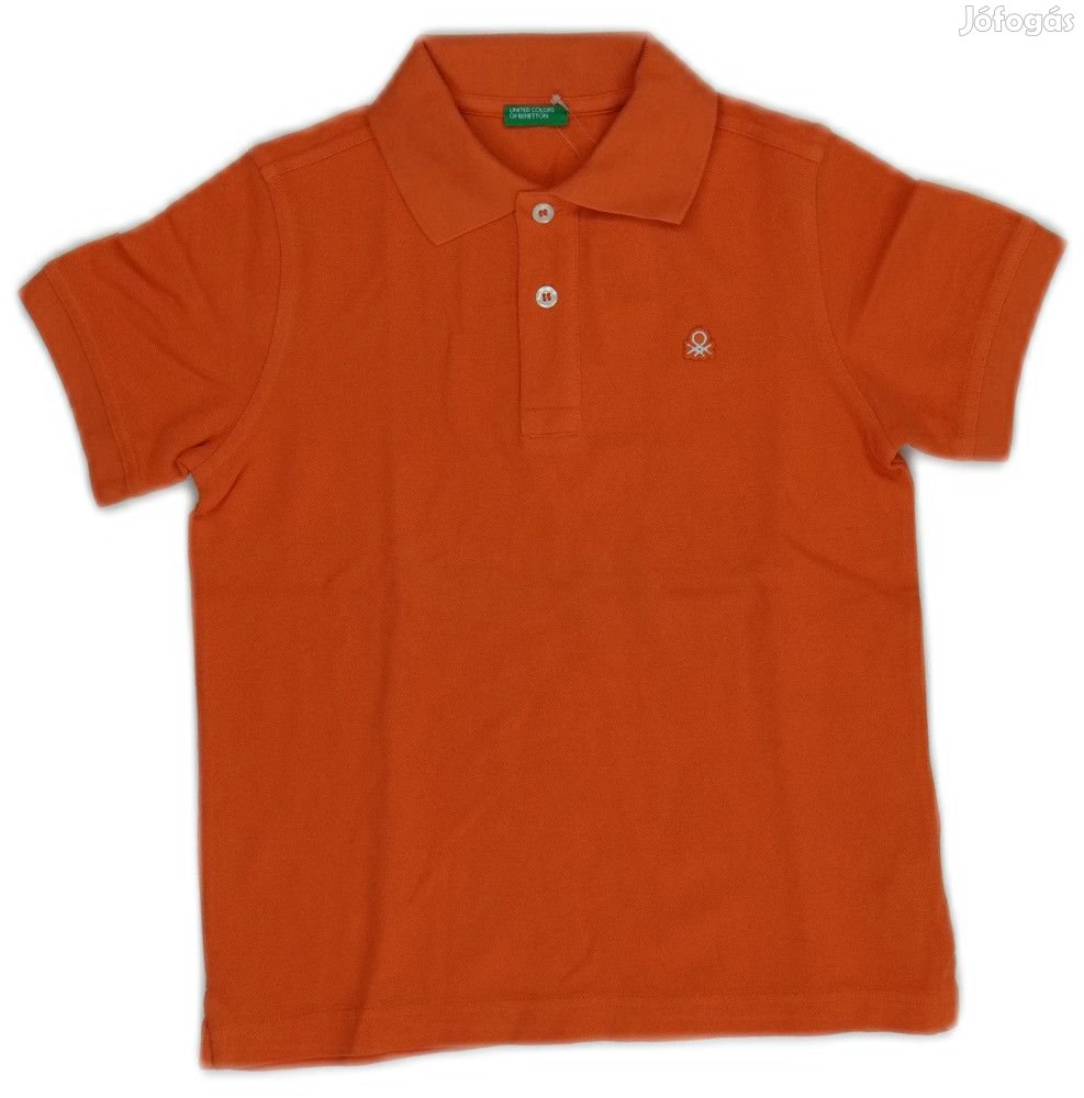 Benetton Új (címkés) Fiú Galléros póló (Méret: 128)