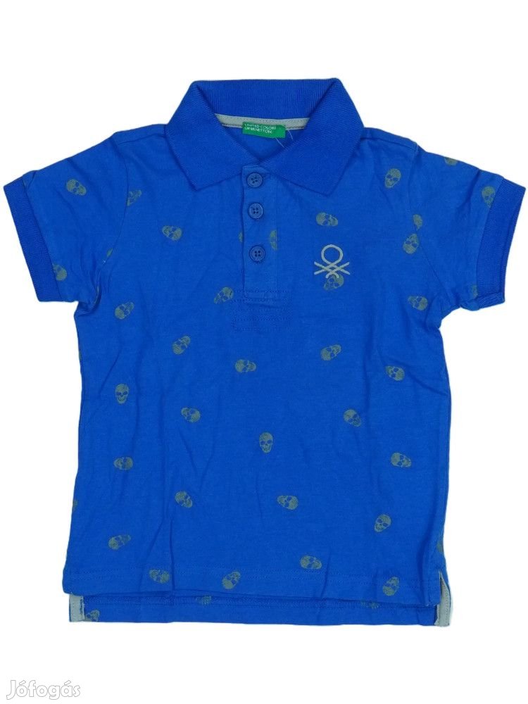 Benetton Új címkés Fiú Galléros póló Méret 86