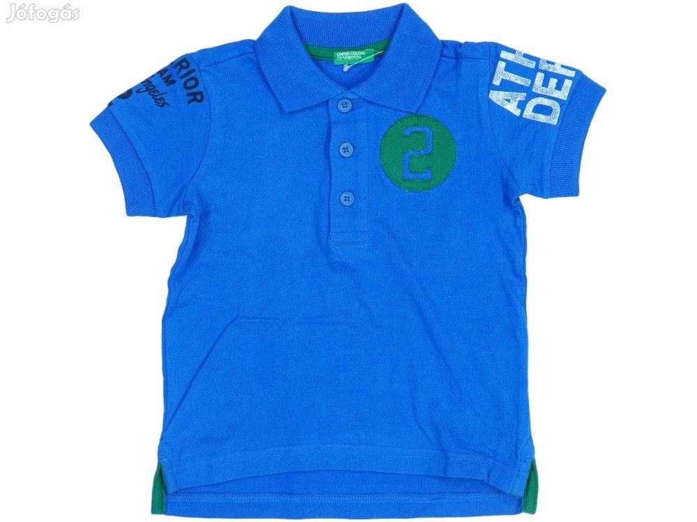 Benetton Új címkés Fiú Galléros póló Méret 86