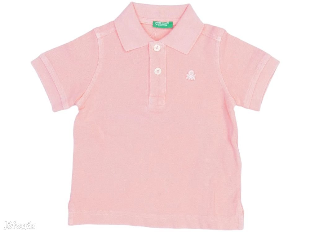 Benetton Új (címkés) Fiú Galléros póló (Méret: 92)