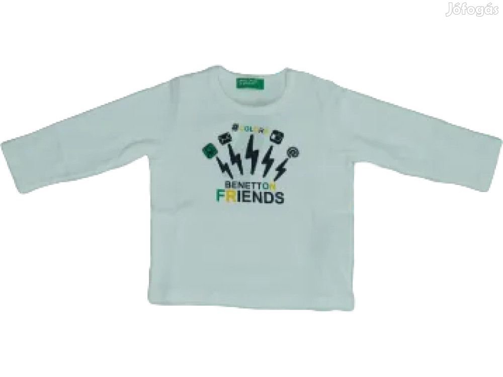 Benetton Új (címkés) Fiú Hosszú ujjú felső (Méret: 104)