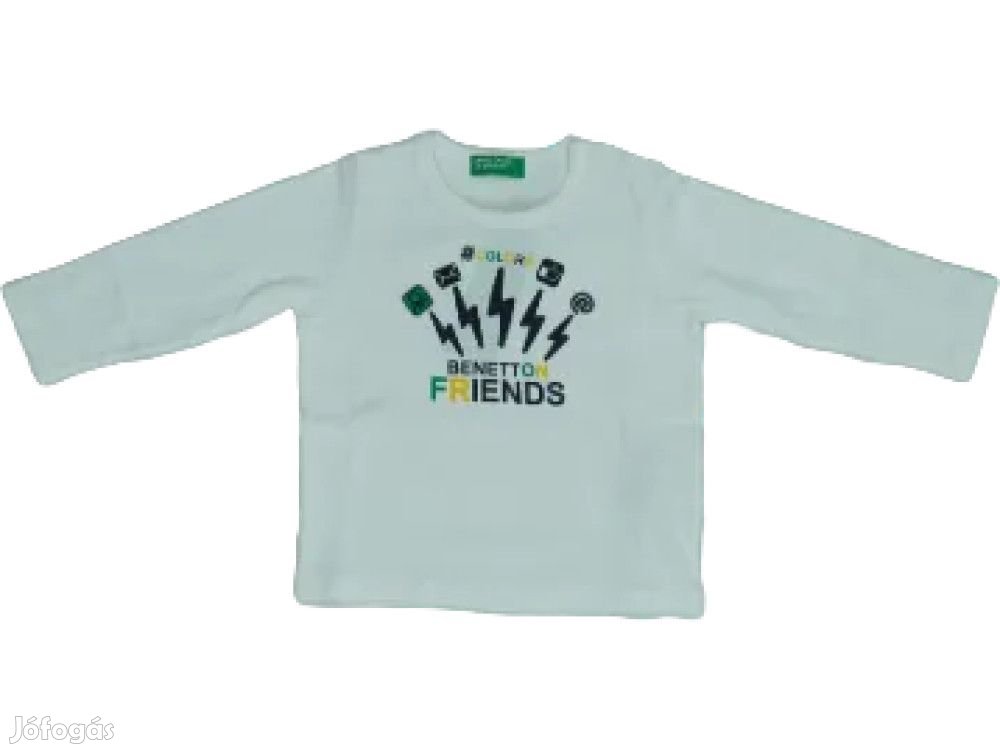 Benetton Új (címkés) Fiú Hosszú ujjú felső (Méret: 104)