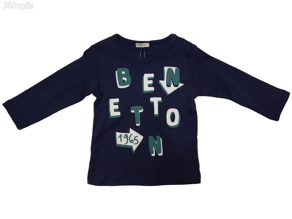 Benetton Új (címkés) Fiú Hosszú ujjú felső (Méret: 62)