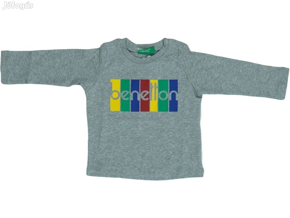 Benetton Új (címkés) Fiú Hosszú ujjú felső (Méret: 68)