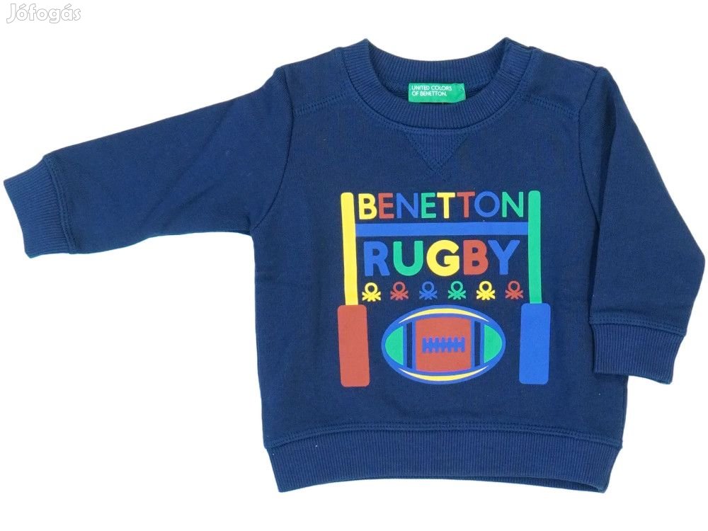 Benetton Új (címkés) Fiú Hosszú ujjú felső (Méret: 68)