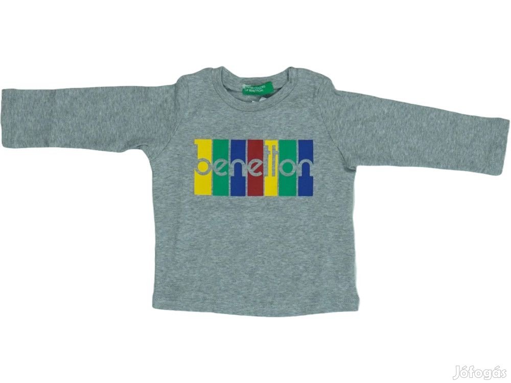 Benetton Új (címkés) Fiú Hosszú ujjú felső (Méret: 68)