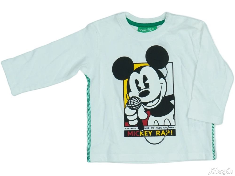 Benetton Új címkés Fiú Hosszú ujjú felső Méret 68