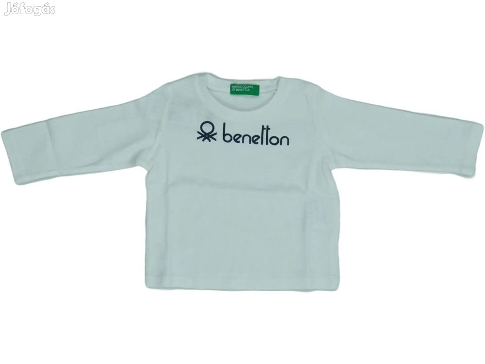 Benetton Új (címkés) Fiú Hosszú ujjú felső (Méret: 68)