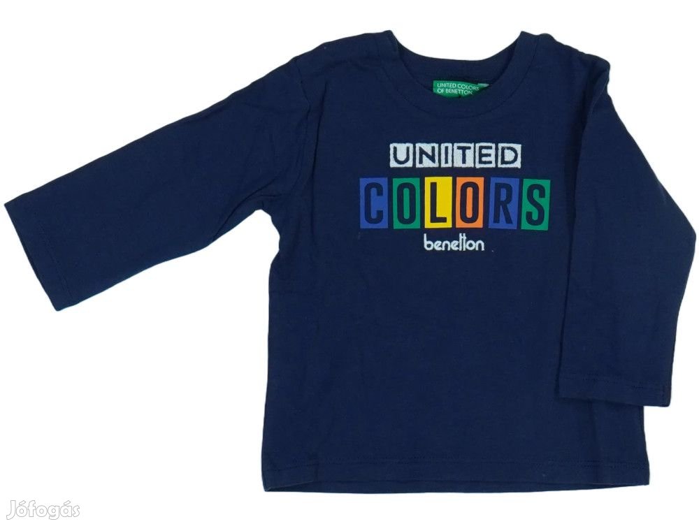 Benetton Új címkés Fiú Hosszú ujjú felső Méret 74
