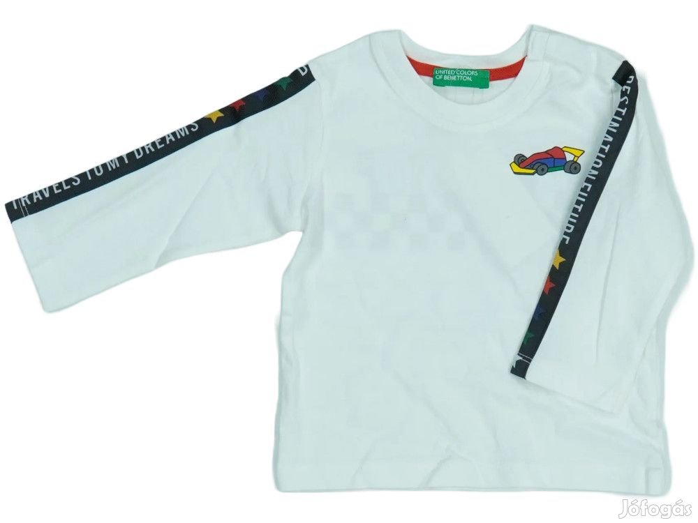Benetton Új címkés Fiú Hosszú ujjú felső Méret 74