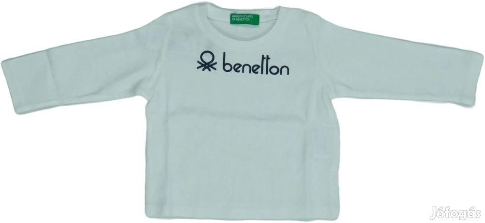 Benetton Új (címkés) Fiú Hosszú ujjú felső (Méret: 74)