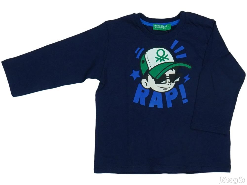 Benetton Új címkés Fiú Hosszú ujjú felső Méret 80