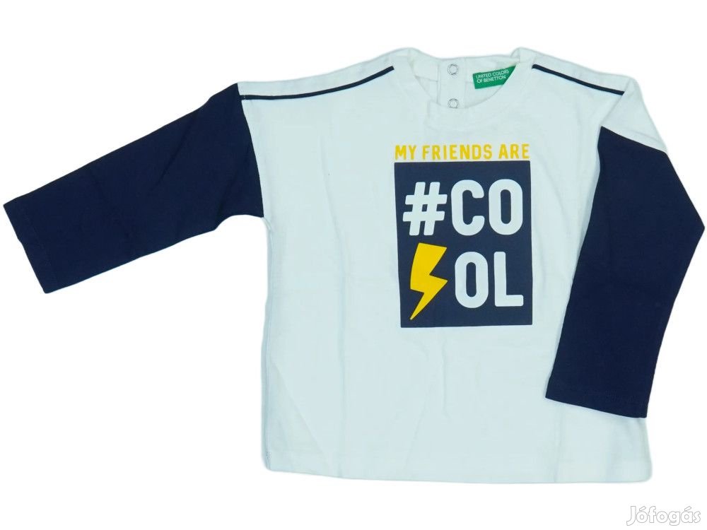 Benetton Új címkés Fiú Hosszú ujjú felső Méret 86