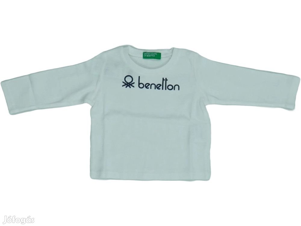 Benetton Új (címkés) Fiú Hosszú ujjú felső (Méret: 86)