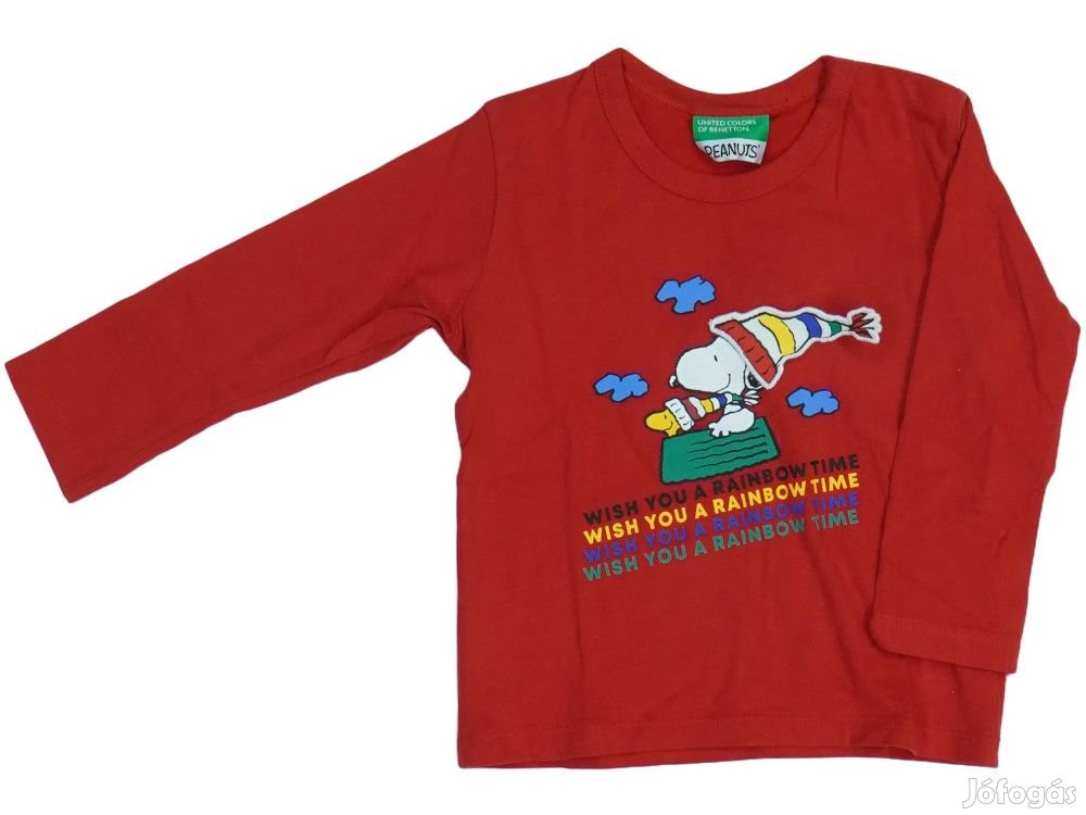 Benetton Új címkés Fiú Hosszú ujjú felső Méret 86