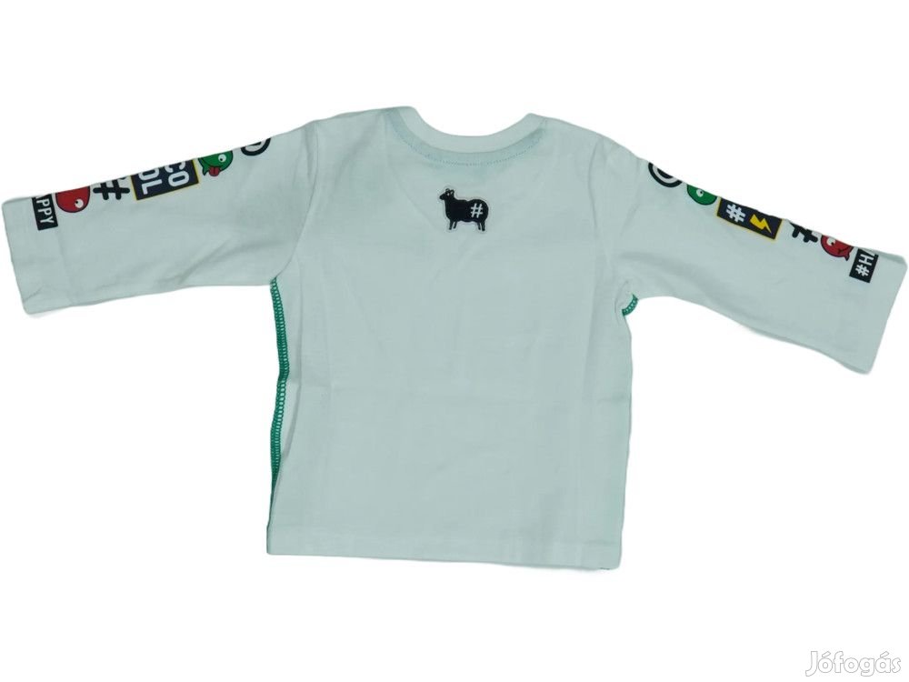 Benetton Új (címkés) Fiú Hosszú ujjú felső (Méret: 92)