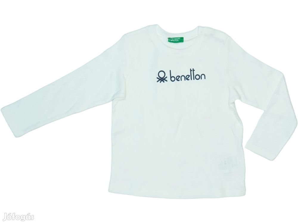 Benetton Új (címkés) Fiú Hosszú ujjú felső (Méret: 92)