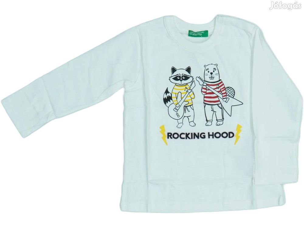 Benetton Új címkés Fiú Hosszú ujjú felső Méret 92