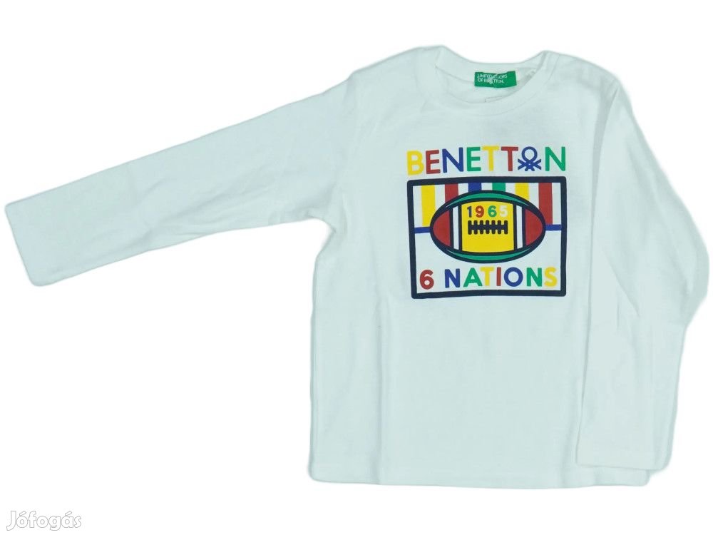 Benetton Új címkés Fiú Hosszú ujjú felső Méret 92