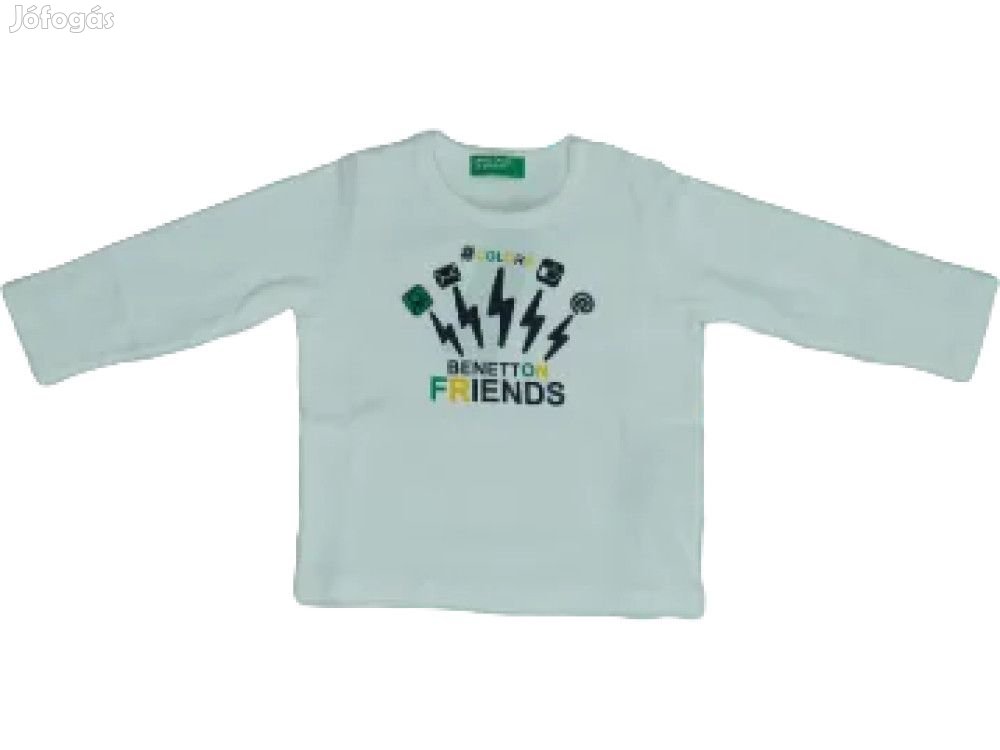 Benetton Új (címkés) Fiú Hosszú ujjú felső (Méret: 98)