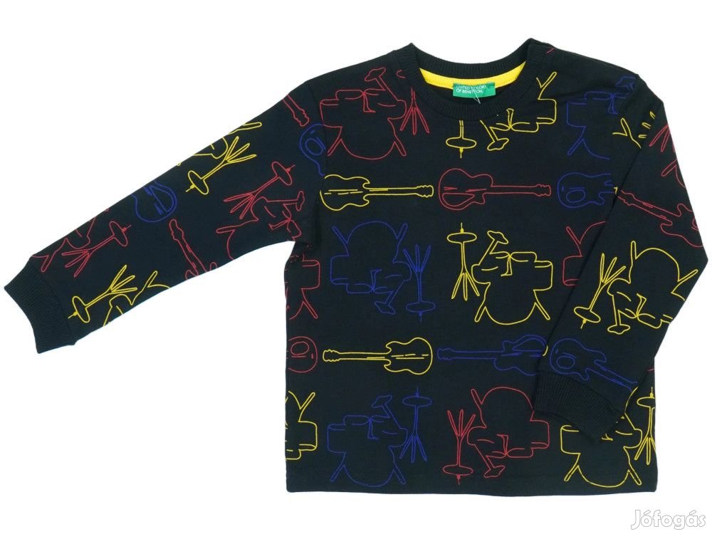 Benetton Új (címkés) Fiú Hosszú ujjú felső (Méret: 98)