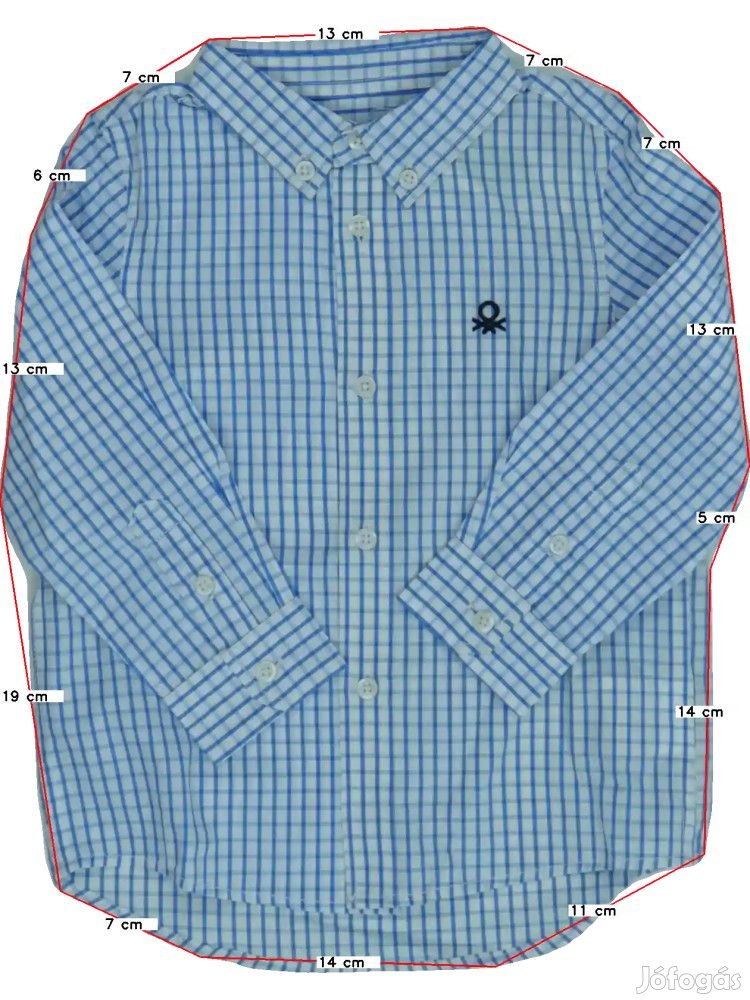 Benetton Új (címkés) Fiú Ing (Méret: 92)