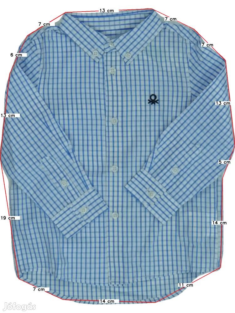 Benetton Új (címkés) Fiú Ing (Méret: 92)