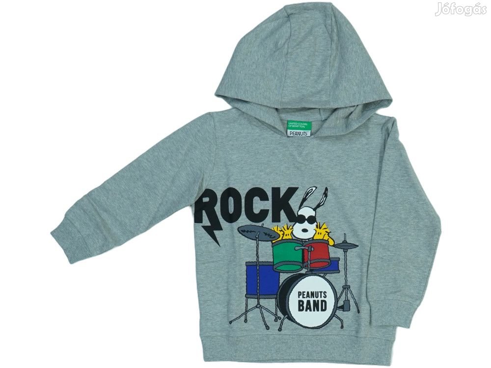 Benetton Új címkés Fiú Kapucnis pulóver Méret 104